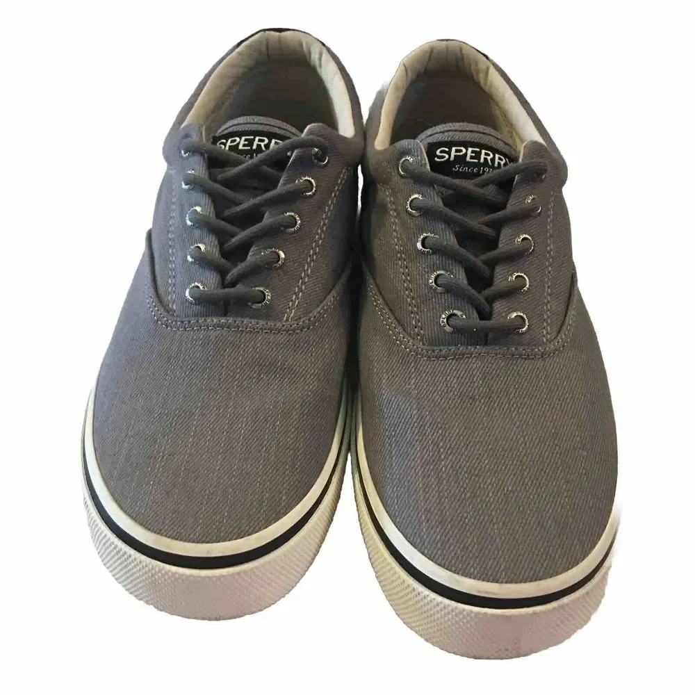 Sperry Topsider Men’s Gray Boat Shoes Size 11 1/2 M STS22996 - Picture 1 of 12